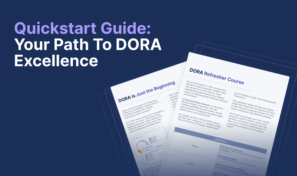 Cover image for Quickstart Guide: Your Path to DORA Excellence