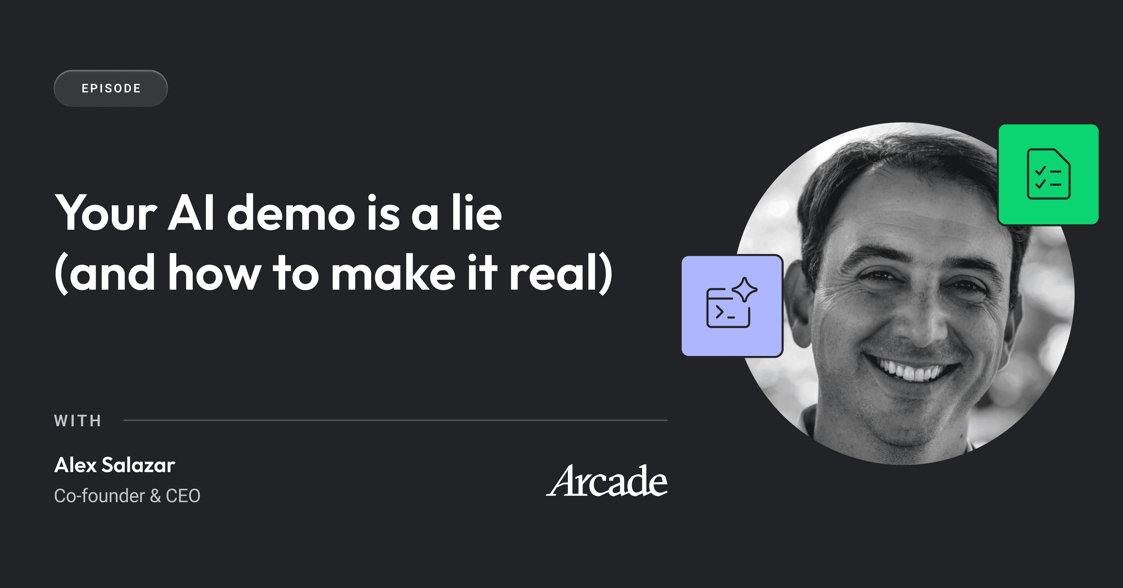 Cover image for Your AI demo is a lie (and how to make it real)