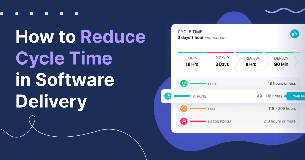 How to Reduce Cycle Time in Software Delivery: 4 Tactics
