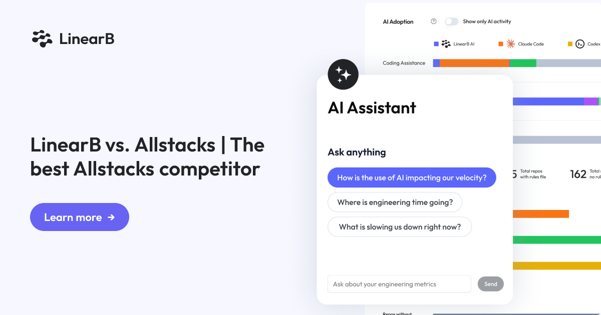 LinearB vs. Allstacks | The best Allstacks competitor