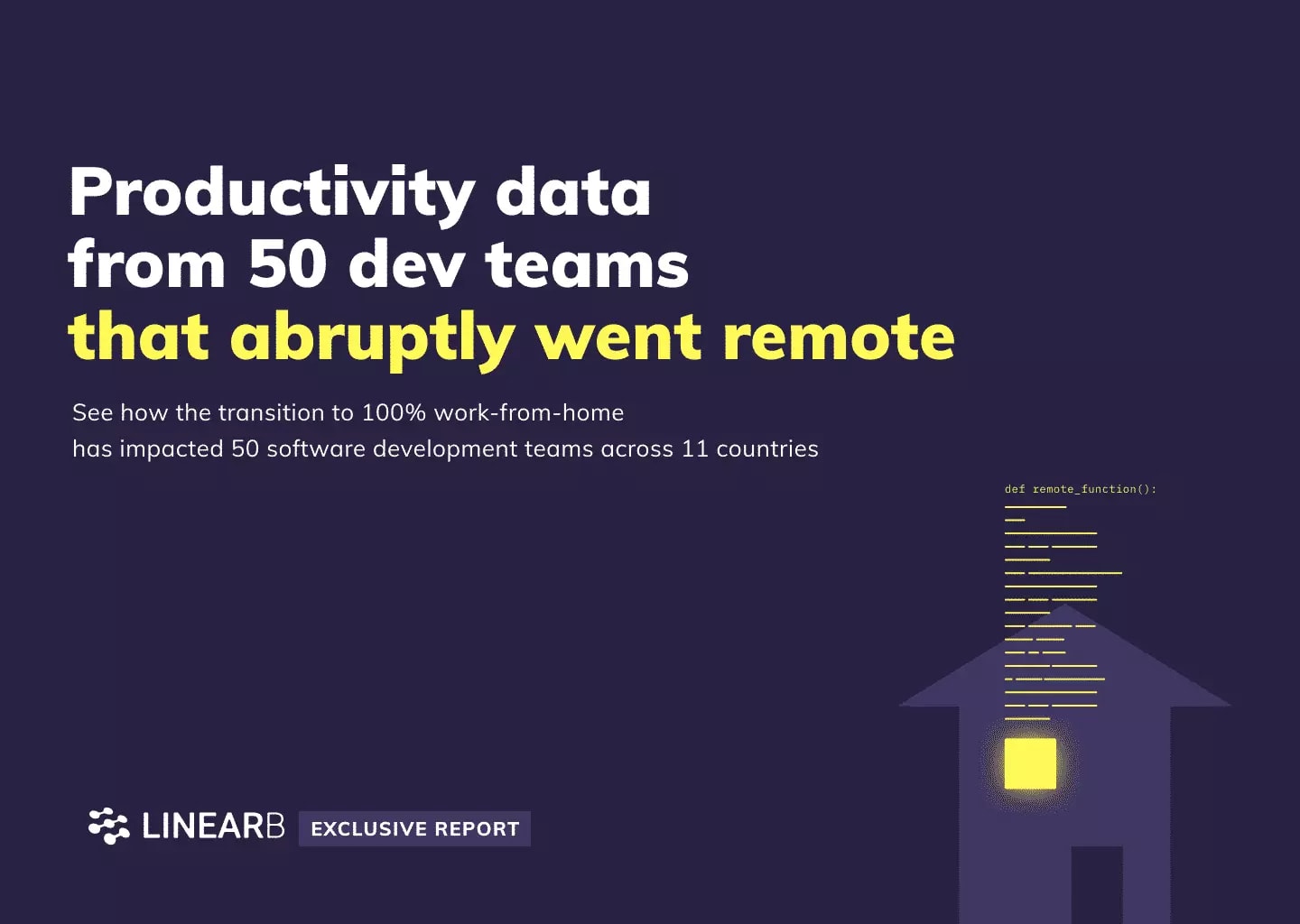 Productivity data from 50 dev teams: report
