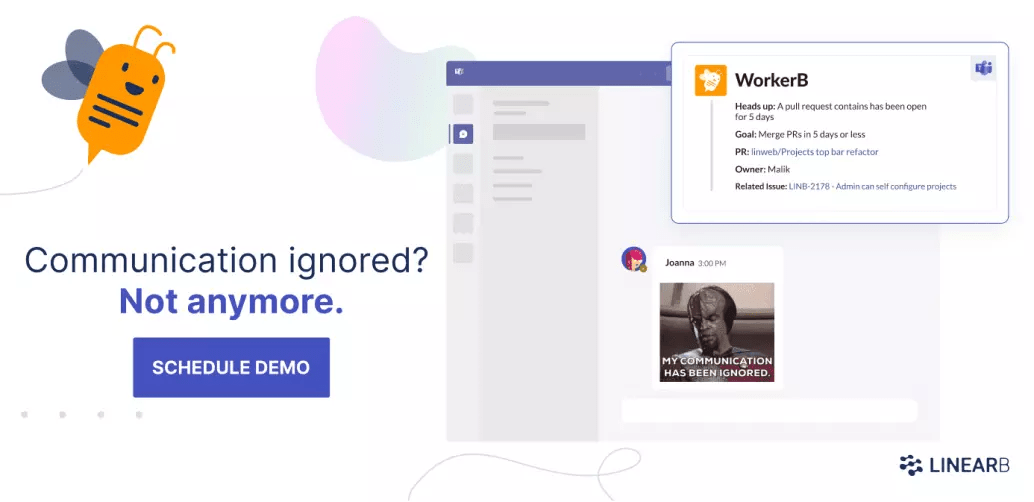 Communication ignored? Not anymore. Schedule a demo of workerb.