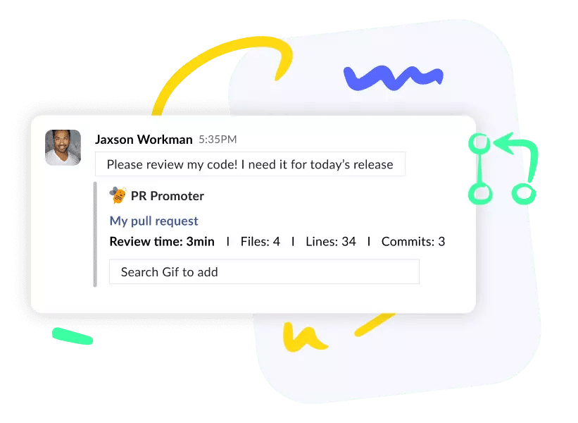 LinearB Pull Request Promoter on Slack